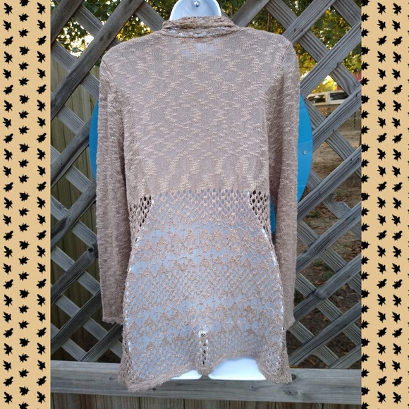 BELLDINI delicate open crochet cardigan - Picture 2 of 5